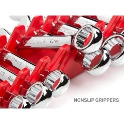 TEKTON 2.3 in. 12-Tool Store-and-Go Stubby Wrench Rack Keeper in Red 13 TEKTON 2.3 in. 12-Tool Store-and-Go Stubby Wrench Rack Keeper in Red -TEKTON Sales Store tekton tool accessories org21212 40 1000