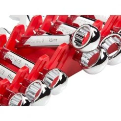 TEKTON 2.3 in. 12-Tool Store-and-Go Stubby Wrench Rack Keeper in Red 18 TEKTON 2.3 in. 12-Tool Store-and-Go Stubby Wrench Rack Keeper in Red -TEKTON Sales Store tekton tool accessories org21212 4f 1000