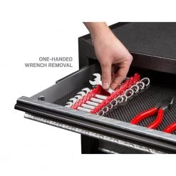TEKTON 2.3 in. 12-Tool Store-and-Go Stubby Wrench Rack Keeper in Red 21 TEKTON 2.3 in. 12-Tool Store-and-Go Stubby Wrench Rack Keeper in Red -TEKTON Sales Store tekton tool accessories org21212 fa 1000