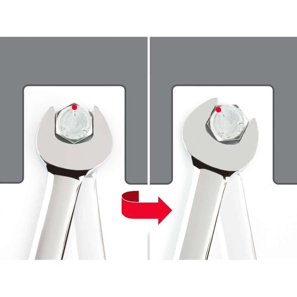 TEKTON 5/16-3/4 in. Stubby Combination Wrench Set (8-Piece) 3 TEKTON 5/16-3/4 in. Stubby Combination Wrench Set (8-Piece) - Image 3