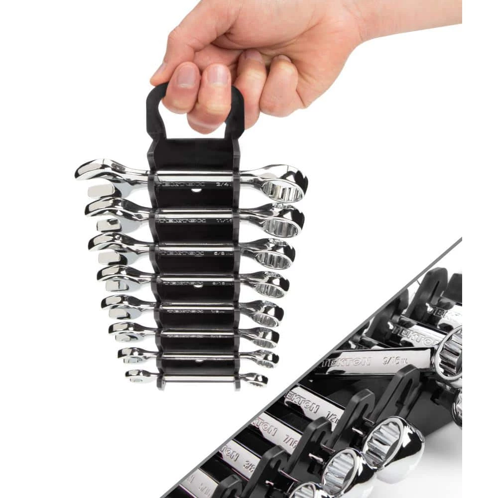 TEKTON 5/16-3/4 in. Stubby Combination Wrench Set (8-Piece) 6 TEKTON 5/16-3/4 in. Stubby Combination Wrench Set (8-Piece) - Image 6