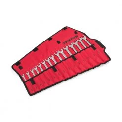 TEKTON 8-22 mm Combination Wrench Set with Pouch (15-Piece)
